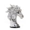 Homeroots 11" Silver Glass Figurine Tabletop Sculpture 284045 - alternate 4