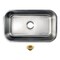 Kingston Brass 30-Inch Stainless Steel Single Bowl Undermount Kitchen Sink with Strainer KGKUS30187 - alternate 1