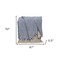 Homeroots Blue and Beige Woven Handloom Throw with Tassels 476218 - alternate 4