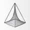 Homeroots Contemporary Gray Metal Triangular Decor Piece 392489 - alternate 5