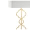 Jonathan Y Selina 32" Iron Ogee Trellis Modern LED Table Lamp, Gold Painting JYL3072A - alternate 4
