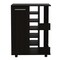 Homeroots Black Rolling Bar Cart With Wine Storage 477740 - alternate 1
