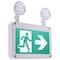 Satco Running Man Green Combo Exit Sign/Emergency Light 120/347V 2HR backup Single/Dual Face Universal Mou 67/571 - alternate 1