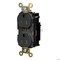 Hubbell Wiring Device-Kellems Straight Blade Receptacle, 5-15R, 15 A, 125V AC, 2 Pole, 3 Wire, Surface Mount, Grounded HBL5262STBKTR - alternate 1