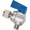 Dial Mfg Ball Valve 1in H X 2-3/4in W Black Stainless Steel Black 9443 - alternate 2