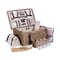 Picnic Time Family Of Brands Charleston Picnic Basket, Beige Canvas 300-92-187-000-0 - alternate 1