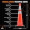 Xpose Safety 36 in Slim Line Orange Traffic Cone, 12 lb Base, 6in & 4in Collar, DOT Approved, 252 PK, Full Pallet OTC36SL-64-12L-FP252-X - alternate 3