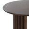 Homeroots 67" Walnut Solid Wood Double Pedestal Base Oval Dining Table 721144 - alternate 2