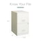 Space Solutions 14.25 in W 2 Drawer Vertical File Cabinet, Pearl White 22614 - alternate 7