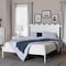 Baxton Studio Brantley Spindle Platform Bed - Bed Frame with Scalloped Headboard and Turned Posts, White, King 272-14814-ZORO - alternate 6