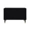 Homeroots 48" Black Sideboard with Two Doors 545574 - alternate 5