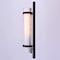 Vaxcel Vilo 4.5-in W 1 Light Matte Black Wall Sconce Light with Full Backplate W0498 - alternate 4