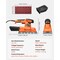 Vevor 1/2 Sheet Sander 320W Max 12000 RPM Sheet Finishing Sander for Woodworking OS-005 - alternate 4