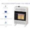 Procom Heating Natural Gas Ventless Infrared Plaque Heater with Base Feet, 10,000 BTU, T-Stat Control MN100TPA-B - alternate 2