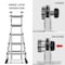 Edendirect 22 ft. Multi-Position Extension Aluminium Ladder with Wheels, A-Frame 300 lb. Weight Rating ED-W2529P201199 - alternate 5