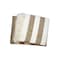 Homeroots Cream and Stone Slanted Stripe Fringed Throw Blanket 475719 - alternate 4