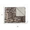 Homeroots 50" X 70" Brown And Ivory Cotton Quilted Kantha Throw Blanket With Embroidery 544507 - alternate 3