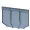 Siemens insulating plate broadened 3-pole, 1 unit accessory for: 3VA13/14 3VA23/24 3VA9481-0WK30 - alternate 1