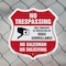 Signmission No Trespassing Sign This Property Is Pro, 6 inch X 6 inch, Plastic Sign, 2PK SHI-P-2PACK-6-425 - alternate 4