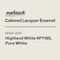Finishworks Mohawk Colored Lacquer Enamel Highland White #Pt165, Pure White M104-0291 - alternate 3