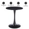 Leisuremod Bristol Round MDF Dining Table - Pedestal Base Kitchen Table, Modern Style BTBL-B31BLMT - alternate 5