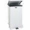 Rubbermaid Commercial Defenders Biohazard Step Can, Square, Steel, 6.5 gal, White FGST12EPLWH - alternate 2