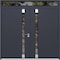 Vdomdoors Aluminum Double Doors Cynex 6777 Grey Top Transom Mirrored Clear Glass Modern Painted (W72xH80+16) CYNEX6777DEXD-GRE-W72xH80+16-RH-I - alternate 1
