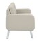 Office Star Products Sofa, CreamFauxLeather350lbCapUnassembled SL5602-PD28 - alternate 3