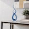 Homeroots 20" Clear and Blue Murano Glass Modern Abstract Tabletop Sculpture 376066 - alternate 4