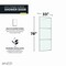 Anzzi 34 in. x 78 in. Fixed Frameless Shower Door in Brushed Nickel w/ Tsunami Guard Tempered Clear Glass SD-AZFL06002BN - alternate 5