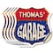 Signmission Thomas's Garage, 4 inch X 4 inch, Vinyl Decal, 5PK SHI-D-5PACK-4-383-THOMAS - alternate 1
