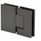 Cr Laurence Matte Black Victoria 180 Degree Glass-to-Glass Series Hinge VCT180MBL - alternate 4