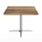 Flash Furniture Commercial All-Weather 36" Square Natural HPL Tabletop-Silver X Base ST-SQ36-NAT-T3030S-GG - alternate 5