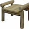 Homeroots 28" X 20" X 18"  Natural Wood Ottoman 370289 - alternate 3