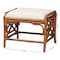 Bali & Pari Morley Marbled Tortoise Natural Rattan Ottoman 268-14698-ZORO - alternate 3