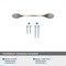Amerock Ravino 3 inch (76mm) Center-to-Center Satin Nickel Cabinet Pull, 25PK 25VMP21935G10 - alternate 3