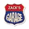 Signmission Zack's Garage, 6 Inch X 6 Inch, Plastic Sign SHI-P-6-383-ZACK - alternate 1