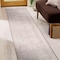 World Rug Gallery Beige Vintage Washable Rug - Low Pile, Subtle Pattern for Neutral Spaces 2 ft 6 in x 6 ft Runner WR173BEIGE26X6 - alternate 1