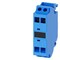 Siemens Support terminal, blue, spring-type terminal, for front plate mounting 3SU1400-1DA50-3AA0 - alternate 1