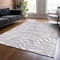 Homeroots 3' X 5' Lavender And Ivory Animal Print Washable Indoor Outdoor Area Rug 600624 - alternate 5