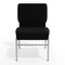 Flash Furniture Fabric Church Chair, Black XU-CH0221-BK-SV-BAS-GG - alternate 5