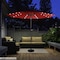Villacera 9-Foot LED Outdoor Patio Umbrella with Solar Lights, Red 83-OUT5423 - alternate 7