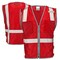 Dome75 Hi-Vis Safety Vest LG/XL Class Non-ANSI/Enhanced Visibility , Zipper 2 Pockets, 1 Mic Tab DV1281 - alternate 2
