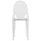 Leisuremod Marion Transparent Acrylic Modern Chair, Clear, 2PK GV19CL2 - alternate 3