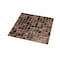 Apollo Tile Mingles 12 in. x 12 in. Glossy Brown and Yellow Glass Mosaic Wall and Floor Tile 20 sqft/case, 20PK MIX2088BR617A - alternate 5