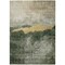 Homeroots 3' X 5' Fern Green Gold And Gray Abstract Washable Indoor Outdoor Area Rug 603005 - alternate 4