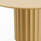 Homeroots 52" Brown Solid Wood Pedestal Base Round Top Dining Table 721001 - alternate 3