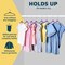 Lifemaster Purple Velvet Kids Hangers 30 Pack, 10.83" Non-Slip, Slim ABS, Swivel Hook & Notches LMVVBH30PU - alternate 4