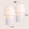 Jonathan Y Franklin 17.5 in. Modern Minimalist Fabric Stacked Cylinder LED Table Lamp, White, 2PK JYL5609A-SET2 - alternate 2