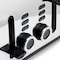 Redmond 4-Slice Wide Slot 1400W Stainless Steel Toaster in Black ST009-BLACK - alternate 2